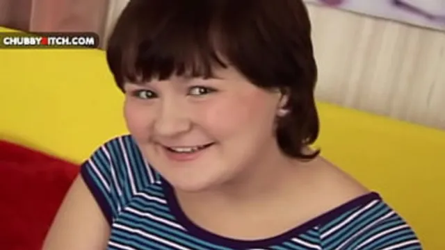 Plump teenager grinning &mdash;  blowjob &mdash;  and fuck