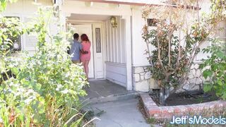 Old lady gets lucky with ebony stud instead of her lame ex-husband Kendra