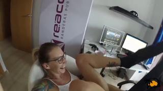 Manager's assistant gets pounded at the office