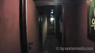 Her sexual slave gets pounded hardcore by a tattooed blonde for all night