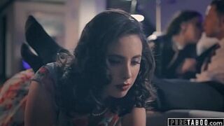 Hot Brunettes Flogged and Submitting to Master