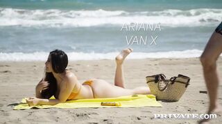 Slutty Ariana gets ravaged by two cocks in this XXX hardcore sex session