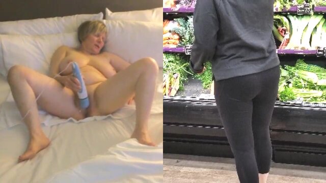 Sultry and confident, this hot housewife in yoga pants can't resist her