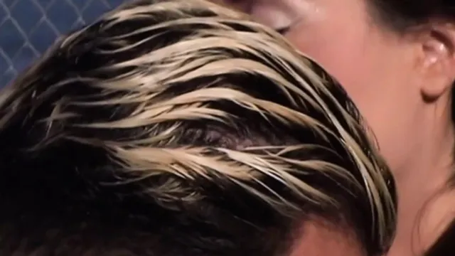 A young German girl enjoys her slim body covered in semen