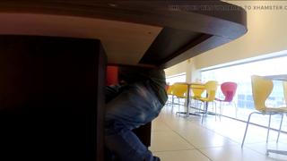 Spilled my load in the café!