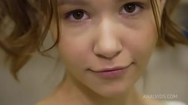 Sweet Little Doll Fucked by hunk and Friends in Trio Anal👌 Chaos Creampie