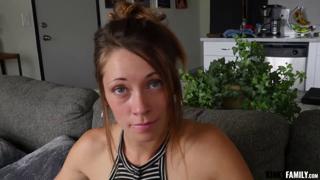 As filthy cousin caught her jerking off