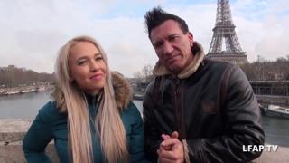 Raw, rough honeymoon sex with two hot lovers in Paris'