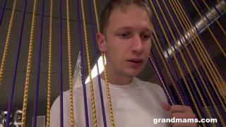 Grandmas Get Wet for a Young Dude in Trouble