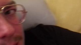 German femme fatale devours massive cockload, POV facial feast
