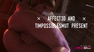 Raw, gritty, 3D animation of endless butt🍑-fucking by sweaty beasts gone wild