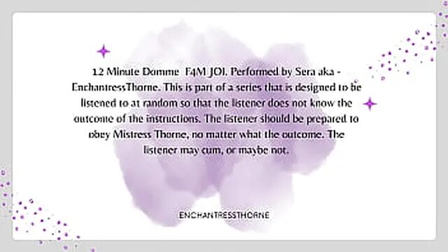 Sultry FemDom JOI session by USA dominant babe