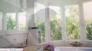 River Lynn's Neighbor Gives Her the Hot Stuff to Fill Her Tight Hole
