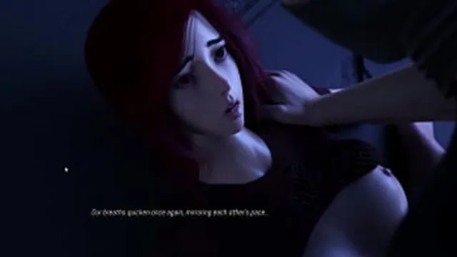 Redhead moans in pleasure as thick shaft plunges deep &mdash;  spilling thick cum all over her 