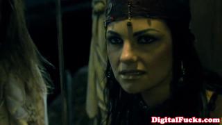 Swashbuckling buccaneer Jesse Jane gets plundered by platoon of pirates in lusty booty call