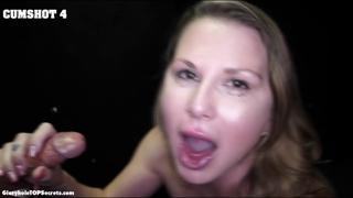 Cumshot Compilation - Tiny Deepthroat
