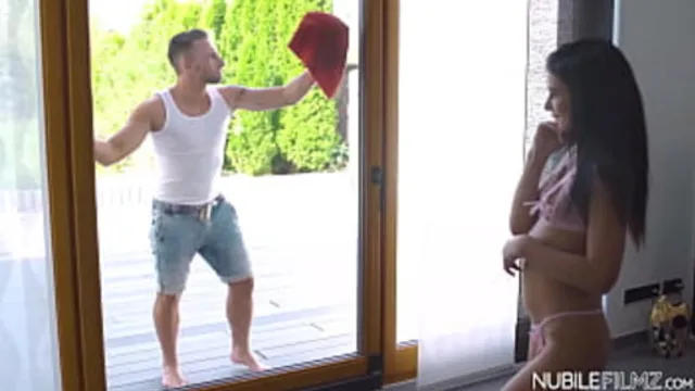 Slutty Kate Rich Gets Her Throat Fucked Then Screws Like A Tramp Under The Red Lights