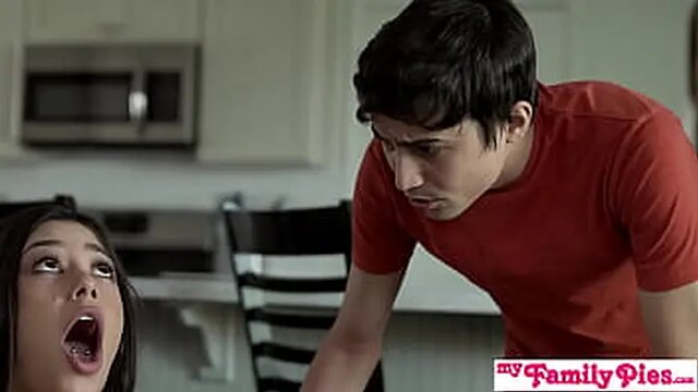 Petite Latina begs for cock, deep throating and creampied