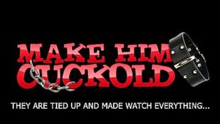 Watch as She Turns His Jealousy On, Fucks Hailey While His BF Gags Uselessly